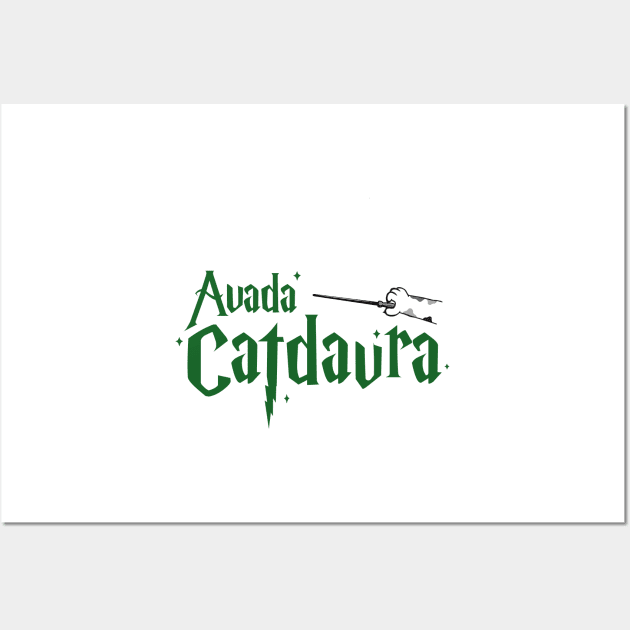 Avada Catdavra Wall Art by Cinestore Merch